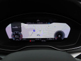 必要に応じてメーター内に地図や車両のインフォメーションなどを切り替え表示できる12.3インチバーチャルコクピット