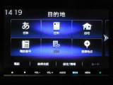 目的地設定画面は住所、電話番号、施設名称らなどから検索設定が出来ます。