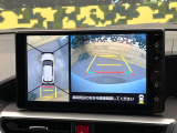 【パノラミックビューモニター】専用のカメラにより、上から見下ろしたような視点で360度クルマの周囲を確認することができます☆死角部分も確認しやすく、狭い場所での切り返しや駐車もスムーズに行えます。