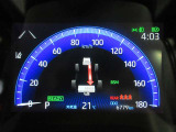 ディスプレイには運転に必要な様々な情報を表示します。