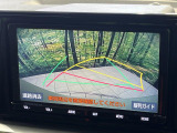 【バックカメラ】駐車時に後方がリアルタイム映像で確認できます。大型商業施設や立体駐車場での駐車時や、夜間のバック時に大活躍!運転スキルに関わらず、今や必須となった装備のひとつです!