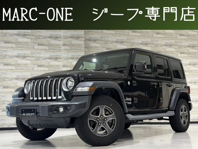 ラングラー アンリミテッド スポーツ 4WD 1年保証付/Applecarplay/フロント&サイド