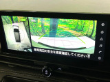 【アラウンドビューモニター】専用のカメラにより、上から見下ろしたような視点で360度クルマの周囲を確認することができます☆死角部分も確認しやすく、狭い場所での切り返しや駐車もスムーズに行えます。