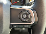 全車速追従機能付きアダプティブクルーズコントロールの操作スイッチです。遠出のお出かけで使用する高速道路の運転が楽になって疲労軽減につながる大変便利な機能です!