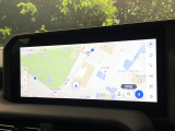 【12.3インチワイドナビ】高級感とインパクトのある大型ワイドナビを装備。各種オーディオ操作はもちろん、横長ワイド画面でのマップ2分割表示など、利便性も高いナビです♪