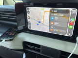 『Apple CarPlay/Android Auto』接続機能の一例として「YAHOOカーナビ」を表示した画面です。