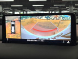 【360&deg;ビューモニター】専用のカメラにより、上から見下ろしたような視点で360度クルマの周囲を確認することができます☆死角部分も確認しやすく、狭い場所での切り返しや駐車もスムーズに行えます。