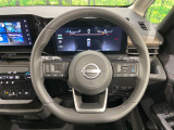 【ステアリングスイッチ】運転中、前方から目線をそらすことなく、オーディオ等の操作が可能な便利機能!安心&快適なドライブを演出してくれます♪