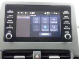 オーディオソースはご覧の通りです。Bluetoothを搭載しています。スマホと連動させると音楽等楽しむことが出来ます。