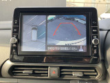 アラウンドビューモニター 駐車場での車庫入れや狭い道路での走行にカメラで確認が出来るので安心です。