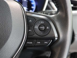 レーダークルーズコントロール(全車速追従機能付)付きです。車速に応じて追従支援してくれるので、ロングドライブも快適です。詳細は販売店スタッフまでおたずねください。