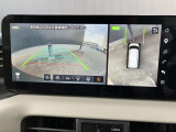 アラウンドビューモニター 駐車場での車庫入れや狭い道路での走行にカメラで確認が出来るので安心です。