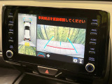 【パノラミックビューモニター】専用のカメラにより、上から見下ろしたような視点で360度クルマの周囲を確認することができます☆死角部分も確認しやすく、狭い場所での切り返しや駐車もスムーズに行えます。