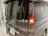 視認性がいいテールランプ。後続車にも存在をアピール。