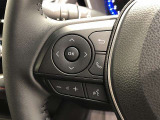 【ステアリングスイッチ】左です。ステアリングから手を離さず、運転に集中したまま手元でオーディオ操作等が出来ます。