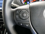 ステアリングスイッチ付き。前方から目を離すことなく操作することが可能です