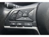 ステアリングスイッチでオーディオボリューム調整も簡単操作