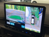 【マルチビューカメラシステム】専用のカメラにより、上から見下ろしたような視点で360度クルマの周囲を確認することができます☆死角部分も確認しやすく、狭い場所での切り返しや駐車もスムーズに行えます。