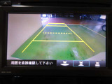 バックモニターで車庫入れもラクラクです。