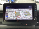 ナビゲーションは9インチホンダコネクトナビ(LXU-242NBi)が装着されております。AM、FM、CD、DVD再生、音楽録音再生、USB、フルセグTV、Bluetoothがご使用いただけます。