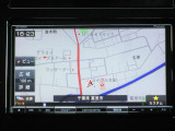 地図画面のアップ写真です。