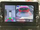 ◆アラウンドビューモニターは目視しにくい車の左下も映像で確認できるので安心です☆