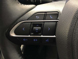 【ステアリングスイッチ】左です。ハンドルから手を離さず、運転に集中したまま手元でオーディオ操作等ができます。
