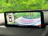 【360&deg;ビューモニター】専用のカメラにより、上から見下ろしたような視点で360度クルマの周囲を確認することができます☆死角部分も確認しやすく、狭い場所での切り返しや駐車もスムーズに行えます。