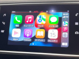●Apple Car Play:スマホとの有線接続で、ナビ・オーディオ再生などスマホのアプリ機能が画面でも使える便利機能です!