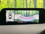 【360&deg;ビューモニター】専用のカメラにより、上から見下ろしたような視点で360度クルマの周囲を確認することができます☆死角部分も確認しやすく、狭い場所での切り返しや駐車もスムーズに行えます。