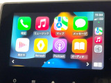 ●Apple Car Play:スマホとの有線接続で、ナビ・オーディオ再生などスマホのアプリ機能が画面でも使える便利機能です!