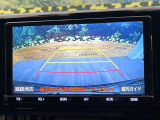 【バックカメラ】駐車時に後方がリアルタイム映像で確認できます。大型商業施設や立体駐車場での駐車時や、夜間のバック時に大活躍!運転スキルに関わらず、今や必須となった装備のひとつです!