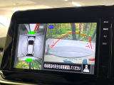 【アラウンドビューモニター】専用のカメラにより、上から見下ろしたような視点で360度クルマの周囲を確認することができます☆死角部分も確認しやすく、狭い場所での切り返しや駐車もスムーズに行えます。