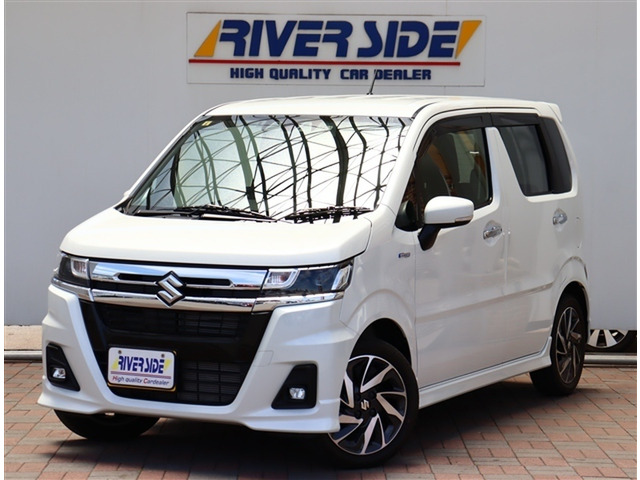 ワゴンRカスタムZハイブリッド(HYBRID) ZT純正8インチナビBカメラETCブルートゥースL