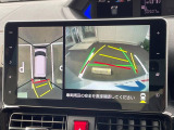 【パノラマモニター】専用のカメラにより、上から見下ろしたような視点で360度クルマの周囲を確認することができます☆死角部分も確認しやすく、狭い場所での切り返しや駐車もスムーズに行えます。