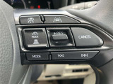 ステアリングスイッチ付き。前方から目を離すことなく操作することが可能です。