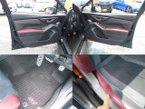 内装カラーはボルドー&ブラック!!ご納車後に無いと困る『フロアマット』もしっかり装備!!内装で気になる箇所は運転席右淵の軽微な擦れシワ!!ご遠方にお住まい等で現車確認出来ない方は要チェックです!!!