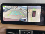 アラウンドビューモニター。真上から車を見たようにモニターで確認ができる装備です。是非実際の車で体感してみてください。