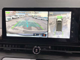 目視できないフードで隠れた路面の映像を表示するインビジブルフードビュー
