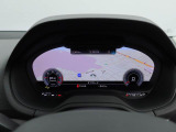 必要に応じてメーター内に地図や車両のインフォメーションなどを切り替え表示できるバーチャルコクピット
