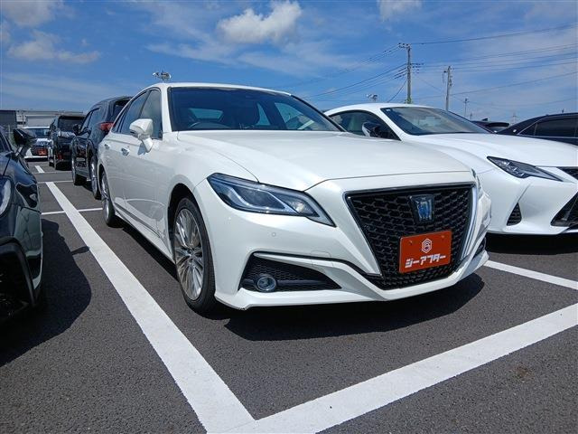 クラウン ハイブリッド 2.5 S エレガンス スタイル 禁煙車 純正8インチナビ フルセグTV