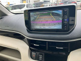 バックガイドモニターで、後方を確認しながら安心して駐車することができます。運転初心者も熟練者も必須の機能ですよ!