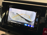 バックギアに入れるだけで自動でリヤカメラに切り替わります!車庫入れやバックが苦手な方にオススメ!