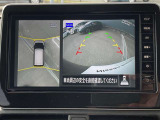 アラウンドビューモニターです☆車の前後左右にカメラがついており駐車時には上から車を見たような画面が見れますので、4方向の状況を確認することができる便利な機能です☆