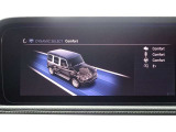 【ダイナミックセレクト】選んだモードに応じて、エンジン、トランスミッション、サスペンション、ステアリングアシストなどのパラメーターが変化。