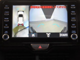 パノラミックビューモニター付きです。全方向の確認ができて安心です。