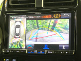 【パノラミックビューモニター】専用のカメラにより、上から見下ろしたような視点で360度クルマの周囲を確認することができます☆死角部分も確認しやすく、狭い場所での切り返しや駐車もスムーズに行えます。