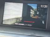左折時には大型モニターに画面を表示。安全運転のお手伝い。ホント重宝しますよ!!