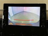 バックギアに入れると、このように後方が映し出されます!駐車の際とても安心!便利!最終確認はご自身の目と耳で必ず行ってください!