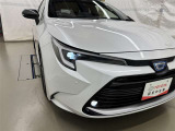 LEDヘッドライトです。デザイン性がよくとても明るいので、夜間の走行や悪天候でも安心です。しかも長寿命!